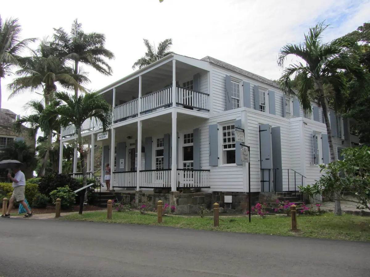 The Dockyard Museum building at Nelson's Dockyard