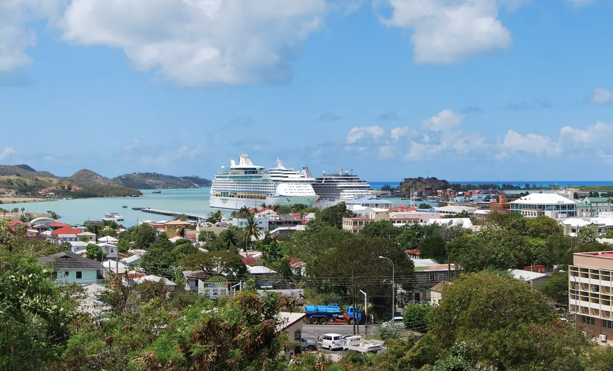 Cruise ships in the harbor of St. John's