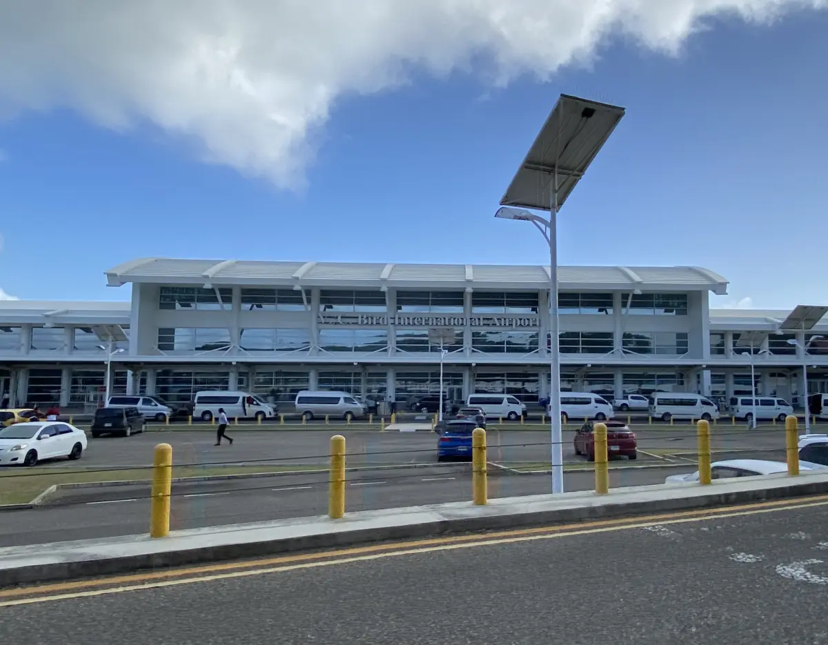 The terminal of V. C. Bird International Airport